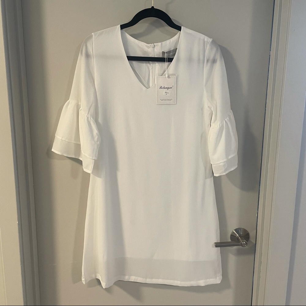 Belongsci White Dress